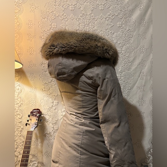 Babaton St. Moritz parka coat in the charcoal grey - Picture 9 of 10